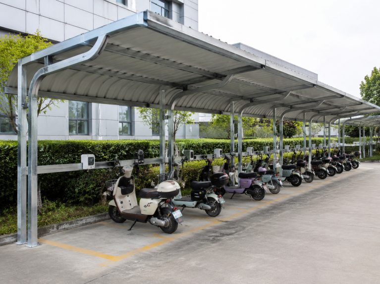 东台电瓶车充电棚